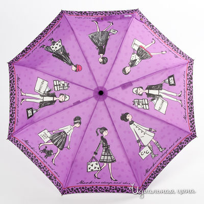 Зонт Moschino аксессуары, цвет цвет фуксия