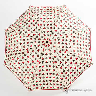 Зонт Moschino аксессуары, цвет цвет молочный