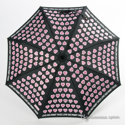 Зонт Moschino аксессуары, цвет цвет черный