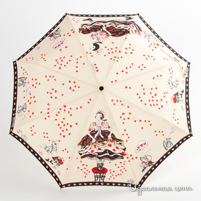 Зонт Moschino аксессуары, цвет цвет молочный