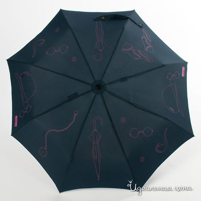 Зонт Moschino аксессуары, цвет цвет синий