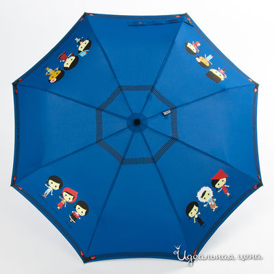 Зонт Moschino аксессуары, цвет цвет синий