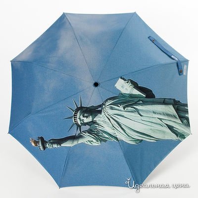 Зонт Moschino аксессуары, цвет цвет синий