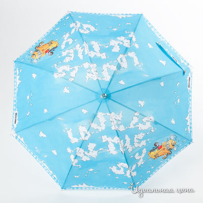 Зонт Moschino аксессуары, цвет цвет голубой