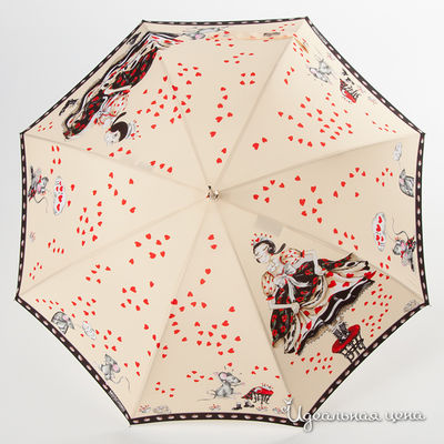 Зонт Moschino аксессуары, цвет цвет бежевый