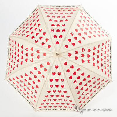 Зонт Moschino аксессуары, цвет цвет молочный