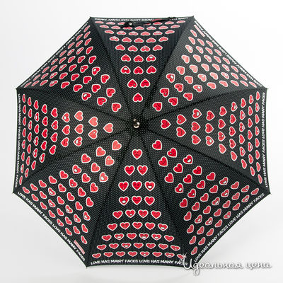 Зонт Moschino аксессуары, цвет цвет черный