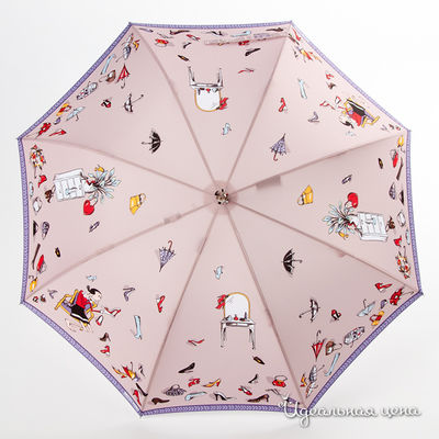 Зонт Moschino аксессуары, цвет цвет розовый