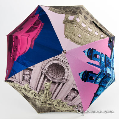 Зонт Moschino аксессуары, цвет цвет розовый