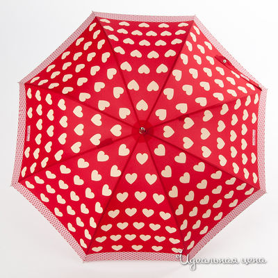 Зонт Moschino аксессуары, цвет цвет красный