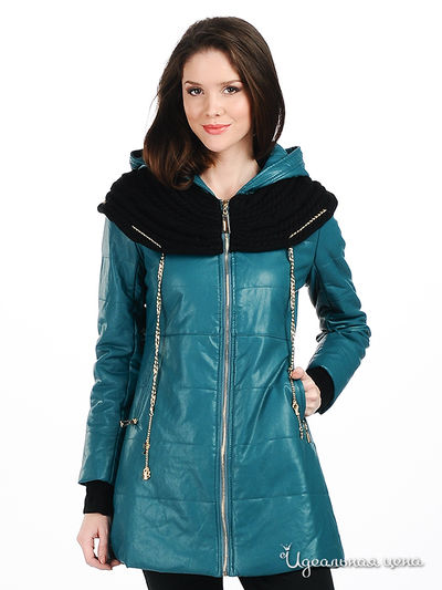 Пальто Koton&Ole, цвет цвет бирюзовый