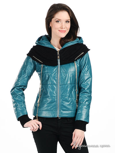 Куртка Koton&Ole, цвет цвет бирюзовый