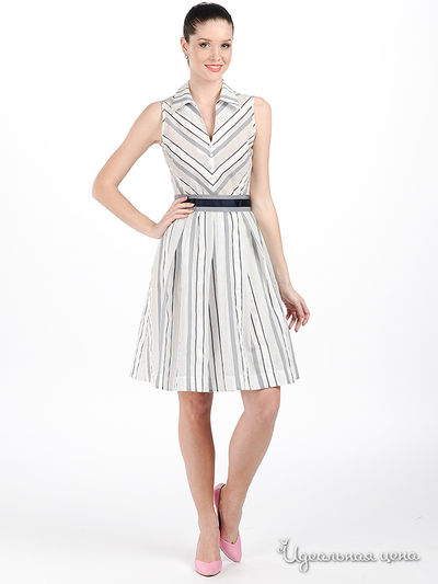 Платье Larro, цвет цвет синий / белый