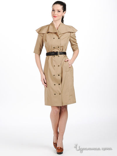 Платье Larro, цвет цвет бежевый