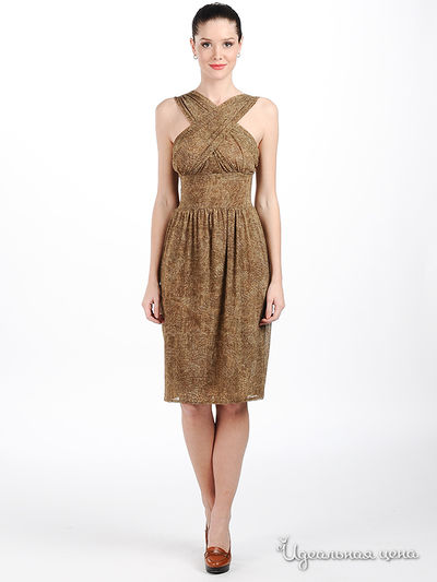 Платье Larro, цвет цвет коричневый