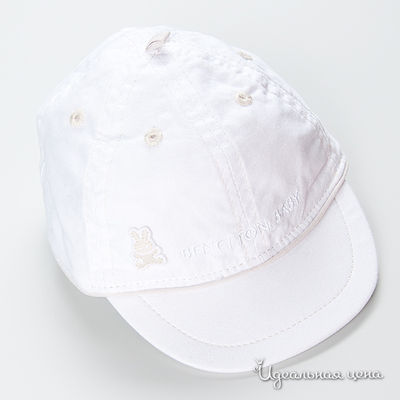 Кепка Benetton Bambini, цвет цвет белый