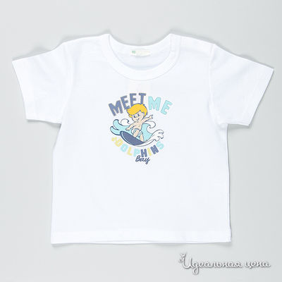 Футболка Benetton Bambini, цвет цвет белый