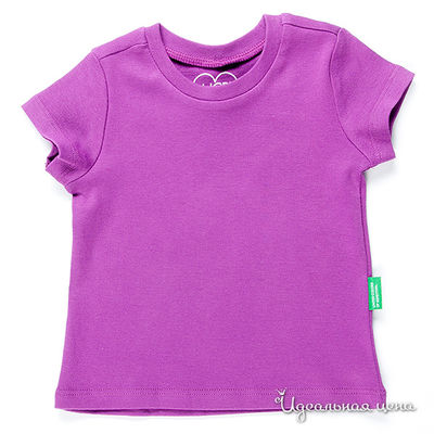 Футболка Benetton Bambini, цвет цвет сиреневый