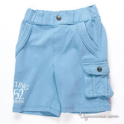 Шорты Benetton Bambini, цвет цвет голубой