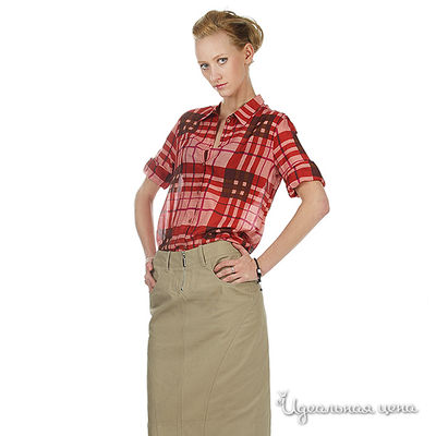 Блуза  в красную клетку Artwizard, цвет Нет данных