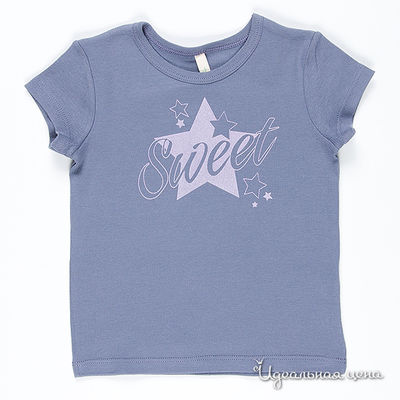 Футболка Benetton Bambini, цвет цвет темно-сиреневый