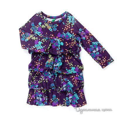 Платье Benetton Bambini, цвет цвет фиолетовый
