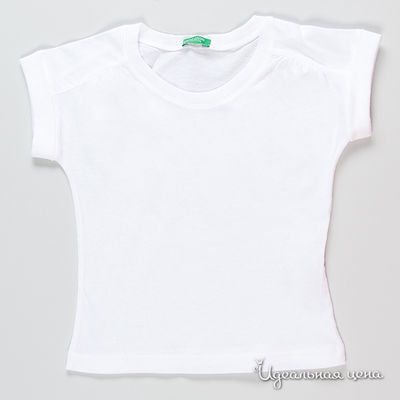 Футболка Benetton Bambini, цвет цвет белый