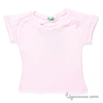 Футболка Benetton Bambini, цвет цвет розовый