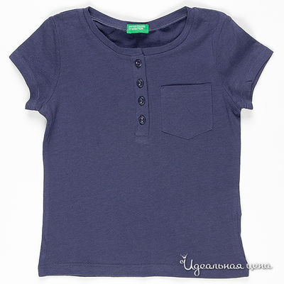 Футболка Benetton Bambini, цвет цвет фиолетовый