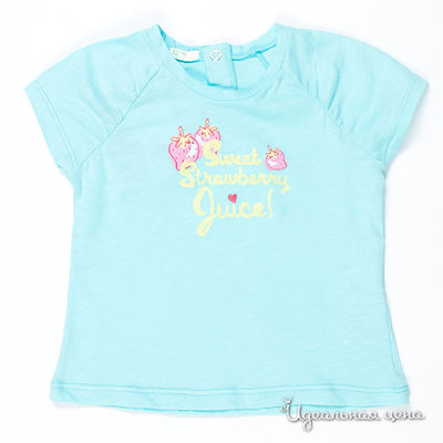 Футболка Benetton Bambini, цвет цвет голубой