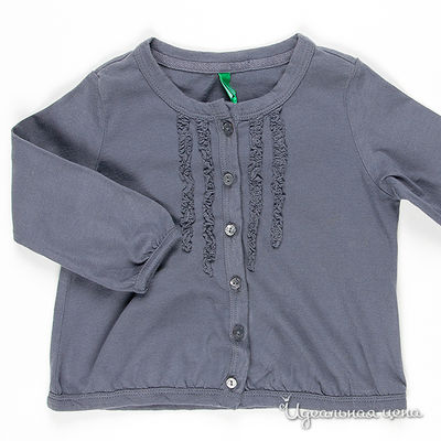 Кофта Benetton Bambini, цвет цвет сине-серый