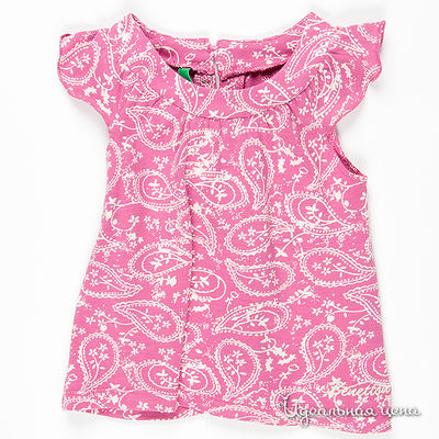 Майка Benetton Bambini, цвет цвет розовый