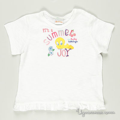 Футболка Benetton Bambini, цвет цвет белый