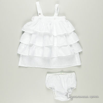 Сарафан Benetton Bambini, цвет цвет белый