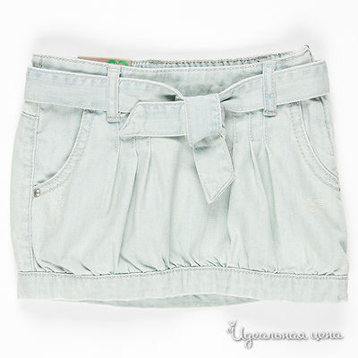 Юбка Benetton Bambini, цвет цвет голубой