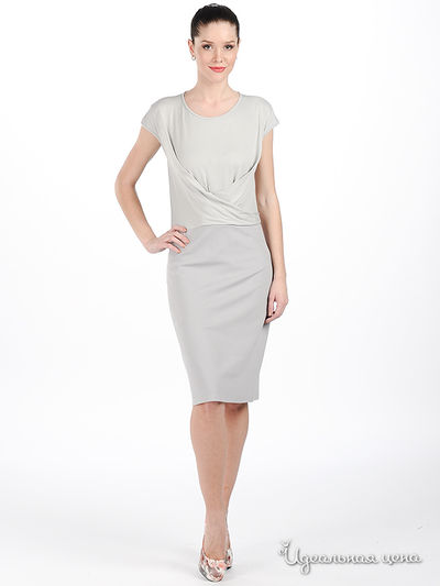 Платье Larro, цвет цвет светло-серый