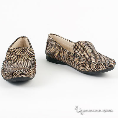 Мокасины Мультибренд, цвет цвет серо-коричневый