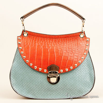 Сумка Lastoria, цвет цвет бирюзовый / красный