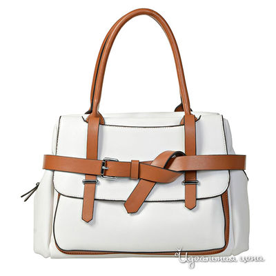 Сумка Vera Victoria Vito, цвет цвет белый / коричневый