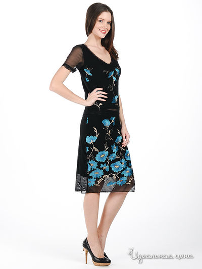 Костюм Eden Rose, цвет цвет черный / голубой