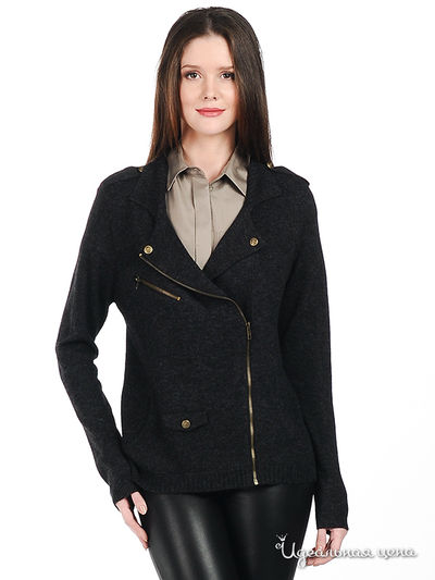 Жакет ODE mai, цвет цвет темно-серый меланж