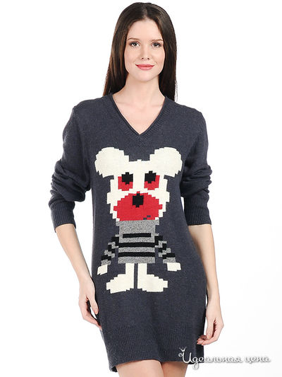 Платье ODE mai, цвет цвет серо-синий