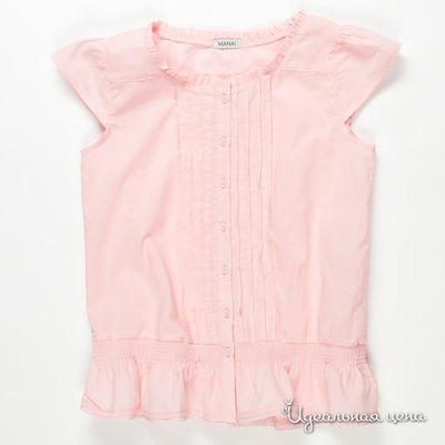 Блуза Manai для девочки, цвет светло-розовый