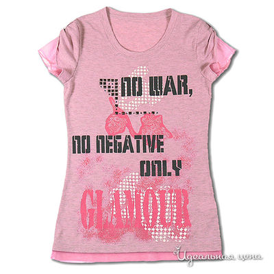 Футболка Ginger, цвет цвет фиолетовый / розовый / принт полоска