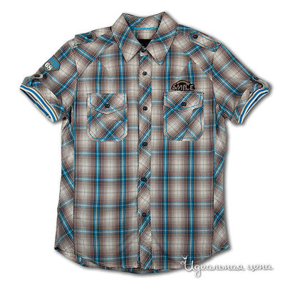 Рубашка Ginger, цвет цвет бирюзовый / серый