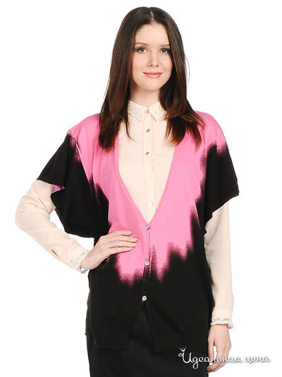 Кардиган Ferre&Cavalli, цвет цвет розовый / черный