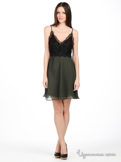 Платье Ferre&Cavalli, цвет цвет хаки / черный