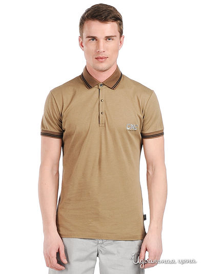 Поло Ferre&Cavalli, цвет цвет коричневый