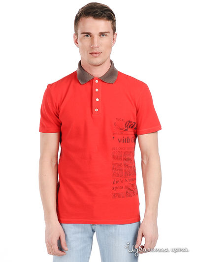 Поло Ferre&Cavalli, цвет цвет красный