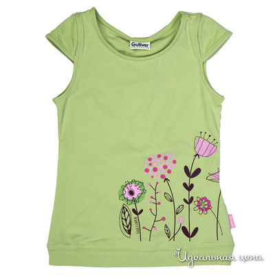 Футболка Gulliver, цвет цвет салатовый